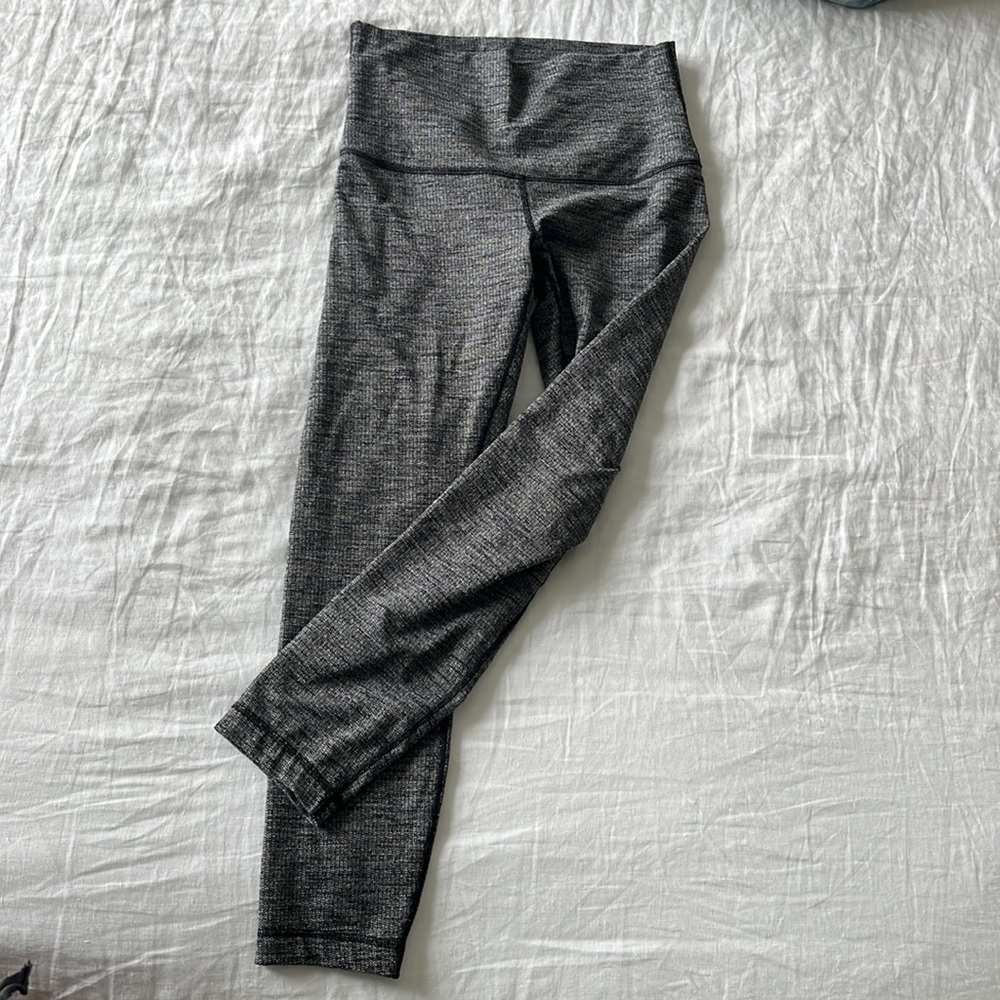 High-rise 28” herringbone leggings